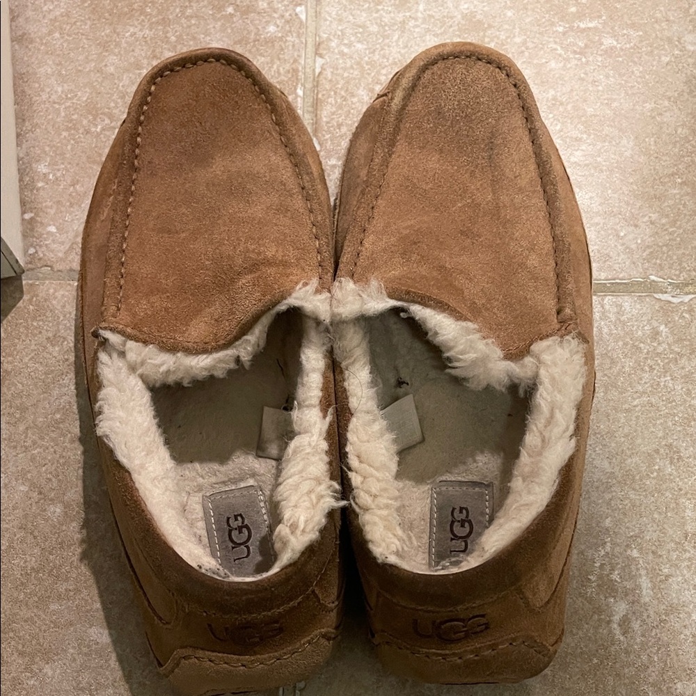UGG Men's Brown Suede Loafers